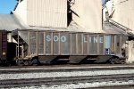 SOO Line Colormark Aluminum body covered hopper SOO #71587